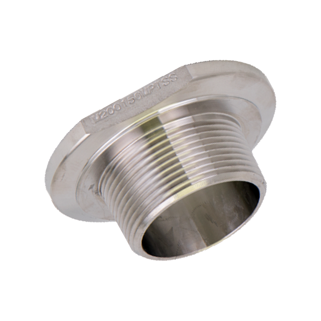 M200150MPTSS (Banjo) Fitting-1-1/2 Mpt X 2 Flg Ss