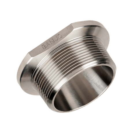 M200MPTSS (Banjo) Fitting-2 Mpt X 2 Flg Ss