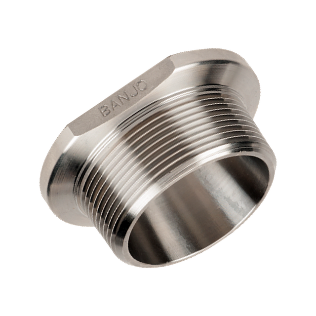 M200MPTSS (Banjo) Fitting-2 Mpt X 2 Flg Ss