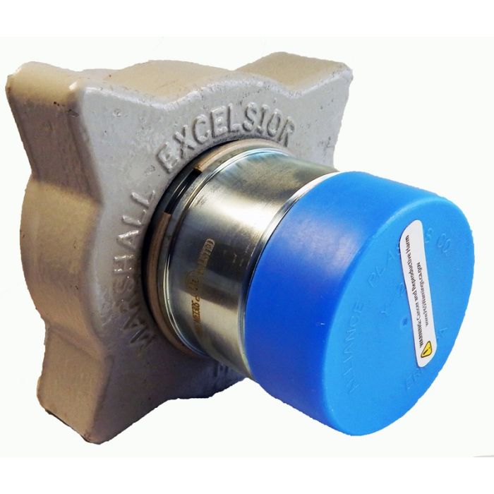 Marshall Excelsior (ME130SWR) 3 1/4 F acme x 2 MPT filler coupling stl nut, nipple, ring