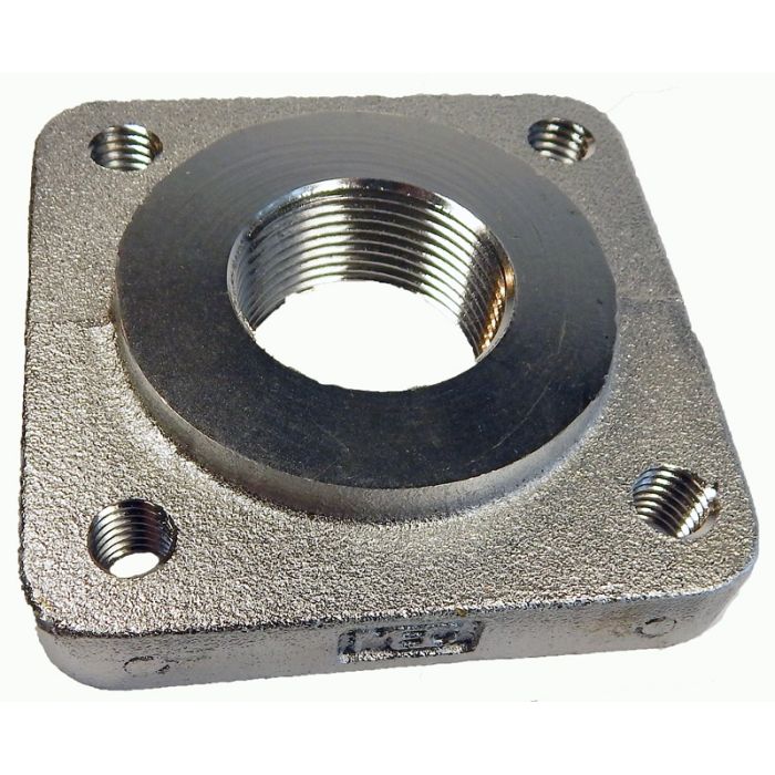 ME842SS-10-107 (Marshall Excelsior) 4 Bolt Tapped Flat Flange,