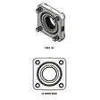 ME852SS-16F (Marshall Excelsior) 4 Bolt Flange Adapter Plate,