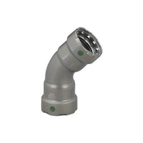 45204 (Megapress Fittings) | Elbow 45 1/2 PRS (10) | Megapress Fittings | Elbow 45 | PRS X PRS | 1/2 | Carbon