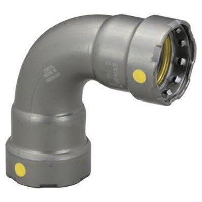 46304 (Megapress Fittings) | Elbow 90 1/2 PRS (10) | Megapress Gas Fittings | Elbow 90 | PRS | 1/2 | Carbon