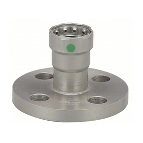 45605 (Megapress Fittings) | Flange Adapter 3/4 X 3 PRS X Flg (1) | Megapress Fittings | Flange Adapter | PRS X Flg | 3/4 X 3 | Carbon