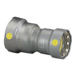 46028 (Megapress Fittings) | Coupling 1 X 1/2 PRS (5) | Megapress Gas Fittings | Coupling | PRS | 1 X 1/2 | Carbon