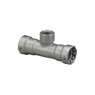 45631 (Megapress Fittings) | Tee 3/4 X 1/2 PRS X PRS X FPT (5) | Megapress Fittings | Tee | PRS X PRS X FPT | 3/4 X 1/2 | Carbon