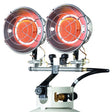 MH30T | 8-30M BTU Double Heater mounts on 20 lb Cylinder Out till 4-21