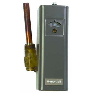 L4006A1017 (Honeywell) | Hi/Lo Lmt BR On Rise 100-240F 5-30F AD | Aquastat | Horiz or Vert | 100-240