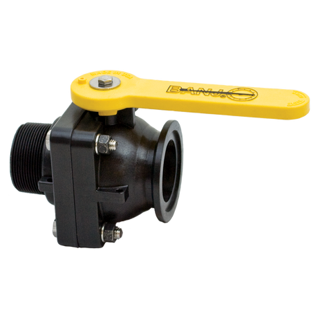 MVSMT220FP (Banjo) Valve-Mfld Stubby 2 Fp Flg X 2Mpt Stub