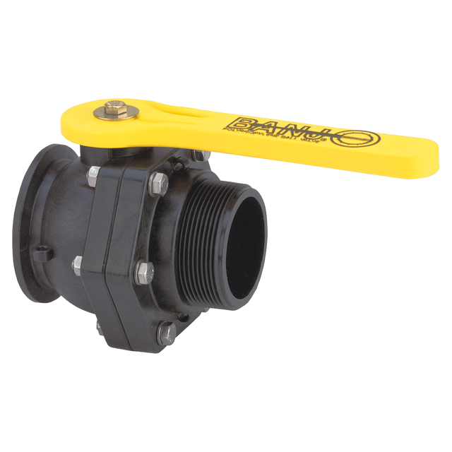 MVSMT300 (Banjo) Valve-Mfld Stubby 3 Flg X 3 Mnpt