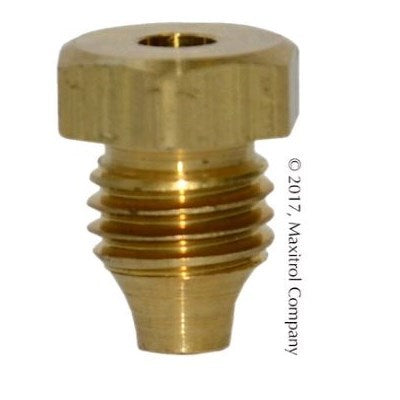 11A08 (Maxitrol) | Vent Connector 5/16-24 Nut For 1/8 O.D | Gas Regulator Accessory | RV20V