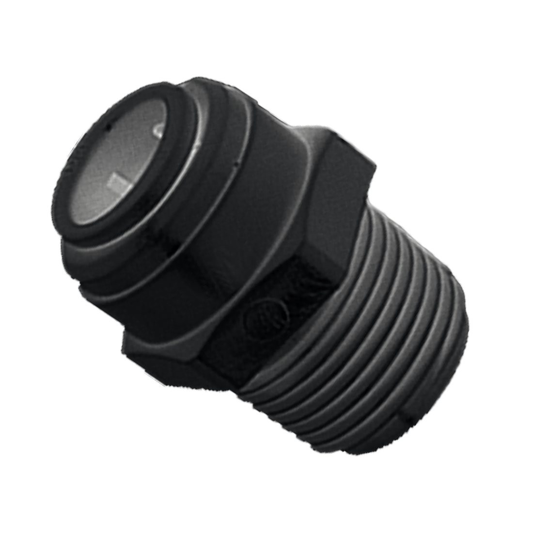 O0620216B (GA Murdock) Push In-M Conn 1/8 Od X 3/8 Mpt Blk