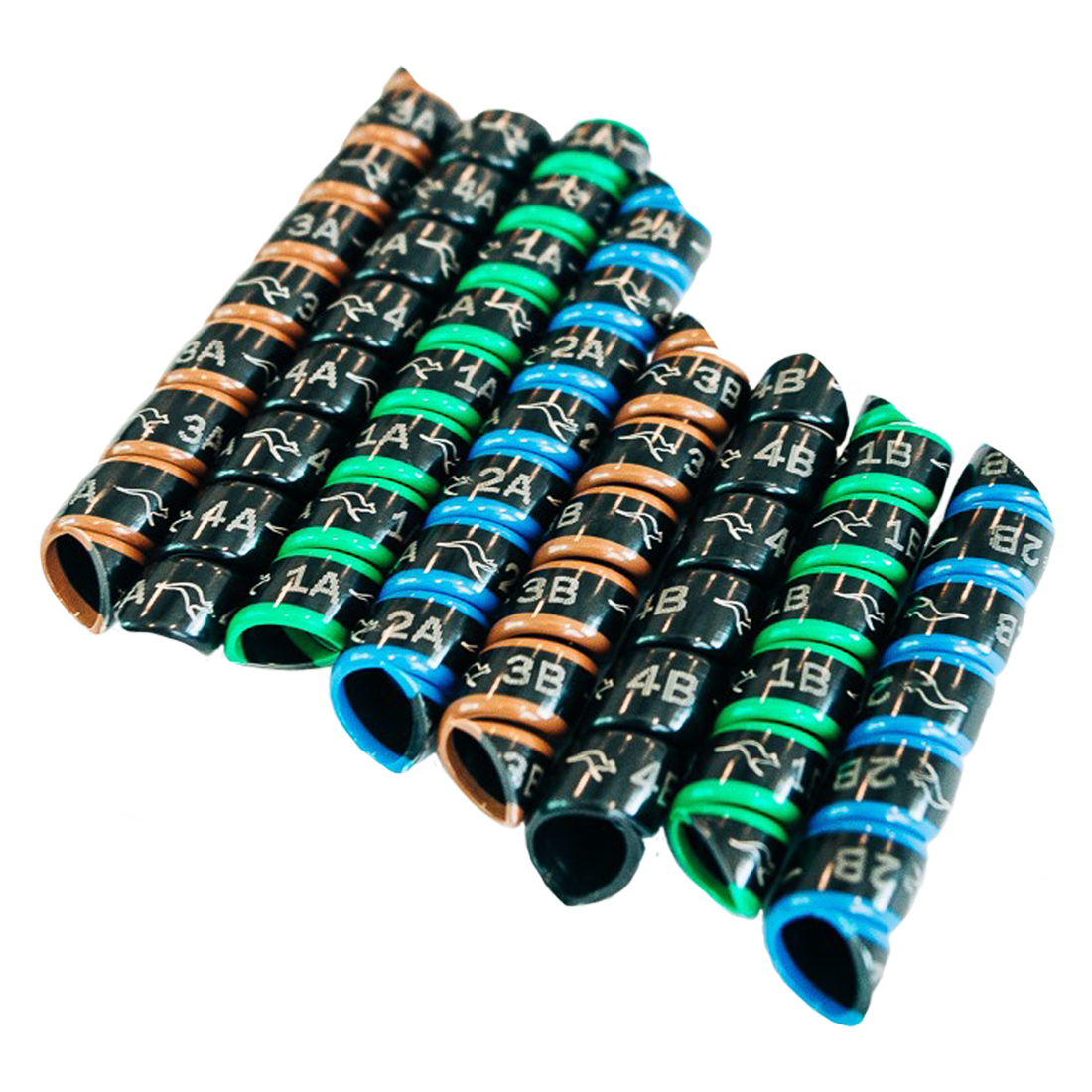 18X4GBBB (Walkabout) Markers-Hose 4Prpk Grnblbrnblk 3/4(18Mm)