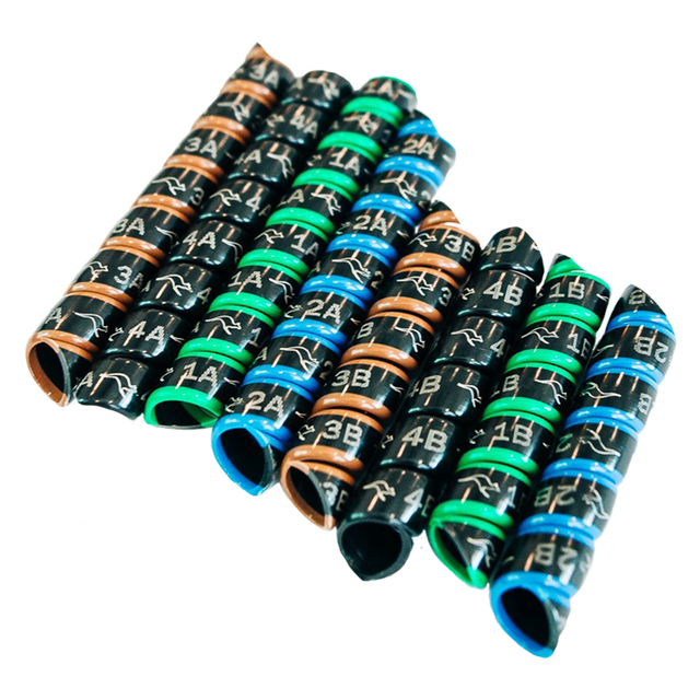 18X4GBBB (Walkabout) Markers-Hose 4Prpk Grnblbrnblk 3/4(18Mm)