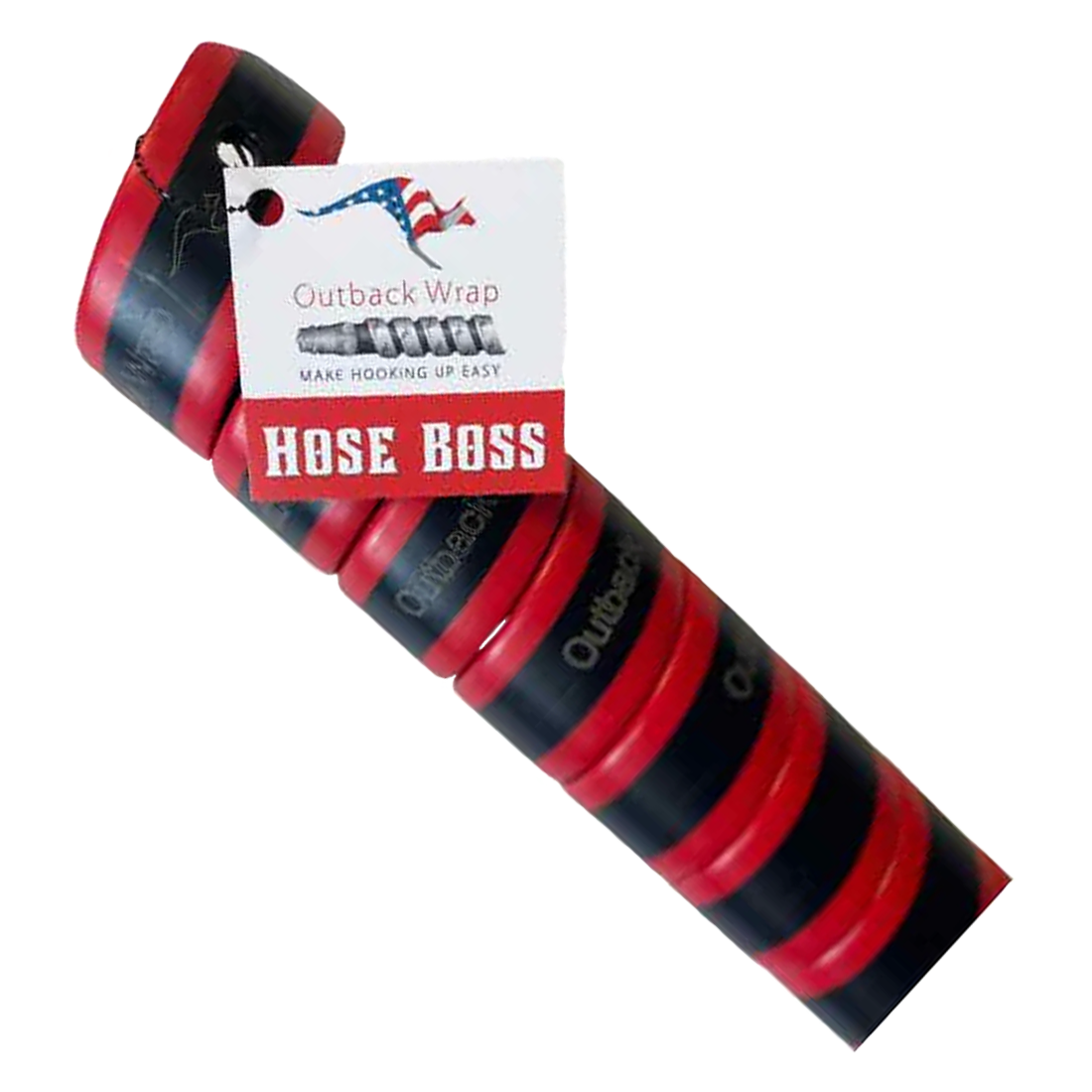 75XREDHB (Walkabout) Markers-Hoseboss 3In(75Mm) Red 4 Section