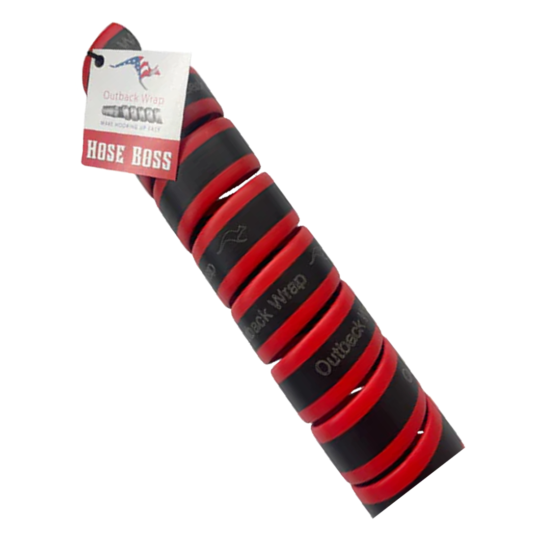 75XREDHBB (Walkabout) Markers-Hoseboss 3In(75Mm) Red Bulk/Ft