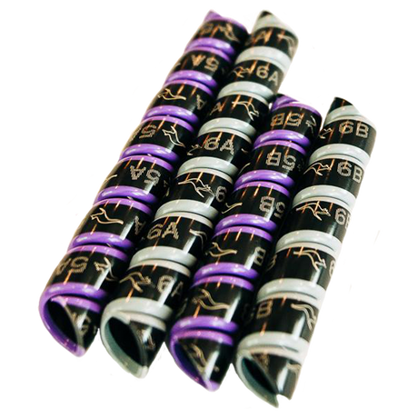 18X2P5G6 (Walkabout) Markers-Hose 2Pairpack Pur-Gry 3/4(18Mm)