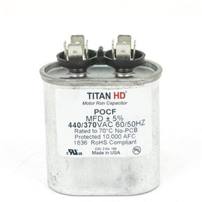 POCF7.5A (Packard) | Titan HD 7.5MFD 440/370V Oval | Capacitor