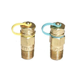 110 (Petes Plug) | Petes Plug 1/4" NPT X 1.5 Oal Nordel | Gauge Accessory | Test Plug | 45295 | Brass/Nordel