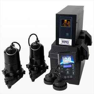 MET20274-b (Ion Technologies) | 30ACi Deluxe-b (2-1/3 HP) - Dual Pump Battery Backup AC System