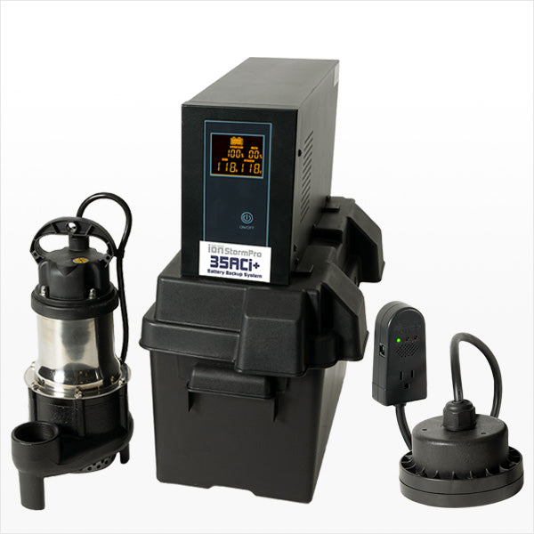 MET20375 (Ion Technologies) | Ion 35ACi+ (1/3 HP) - Sump Pump Battery Backup AC System