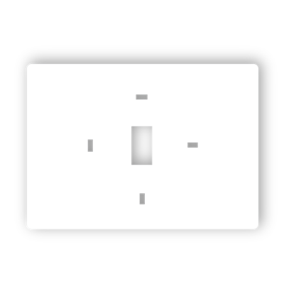 T119 (Pro1 Technologies) | Cover Plate For Any Tstat PRO1IAQ | Wall Plate Universal