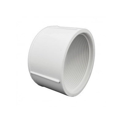 Pvc C 3/4 FPT (Mueller Pvc) | Pvc Cap 3/4 NPT Pipe Thread (448-007) | Pvc Fittings | Cap | FPT | 3/4 | Pvc