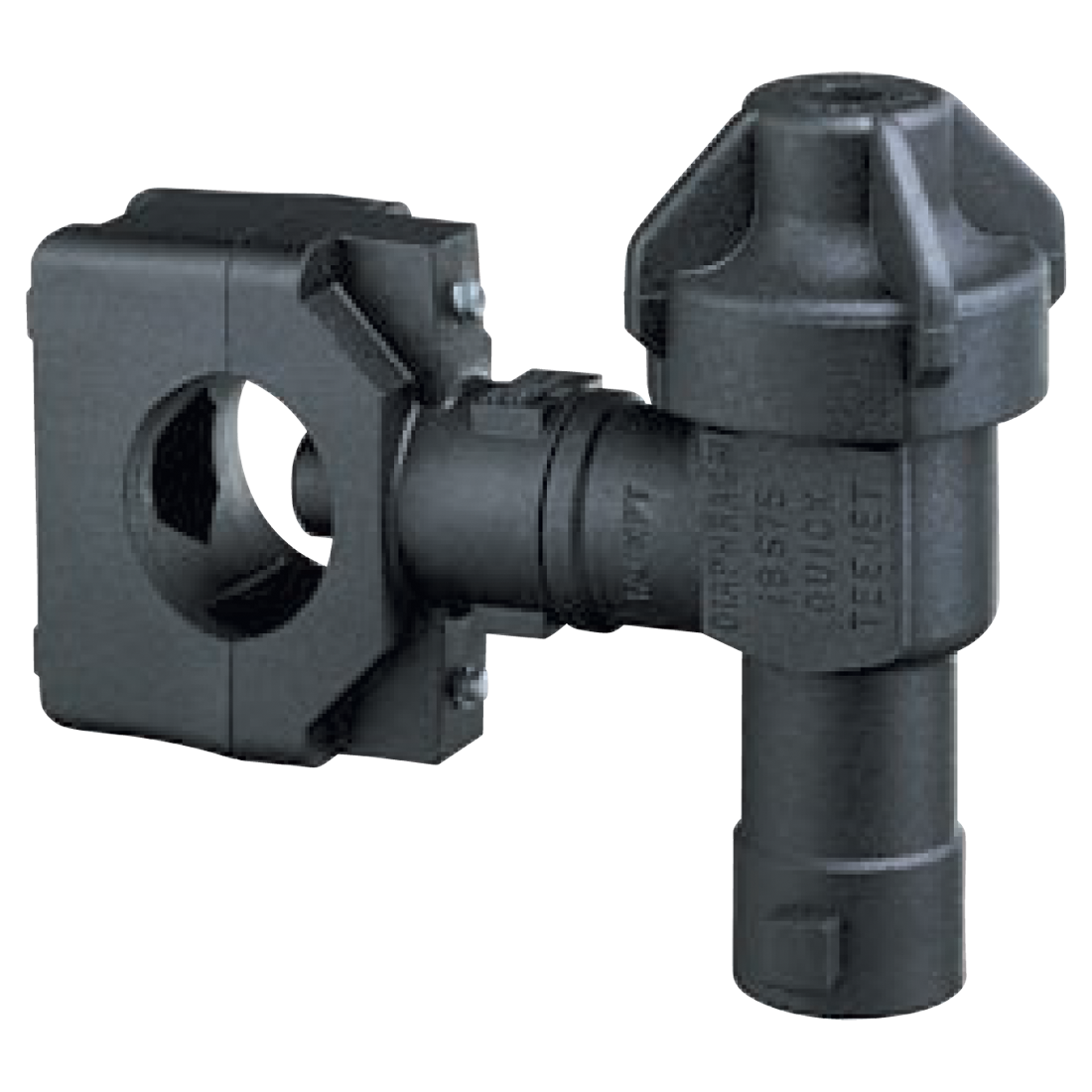 QJ22187-1/2-NYB (TeeJet) Nozzle Body-Sgl 1 Wet Boom 90Deg Chemsvr
