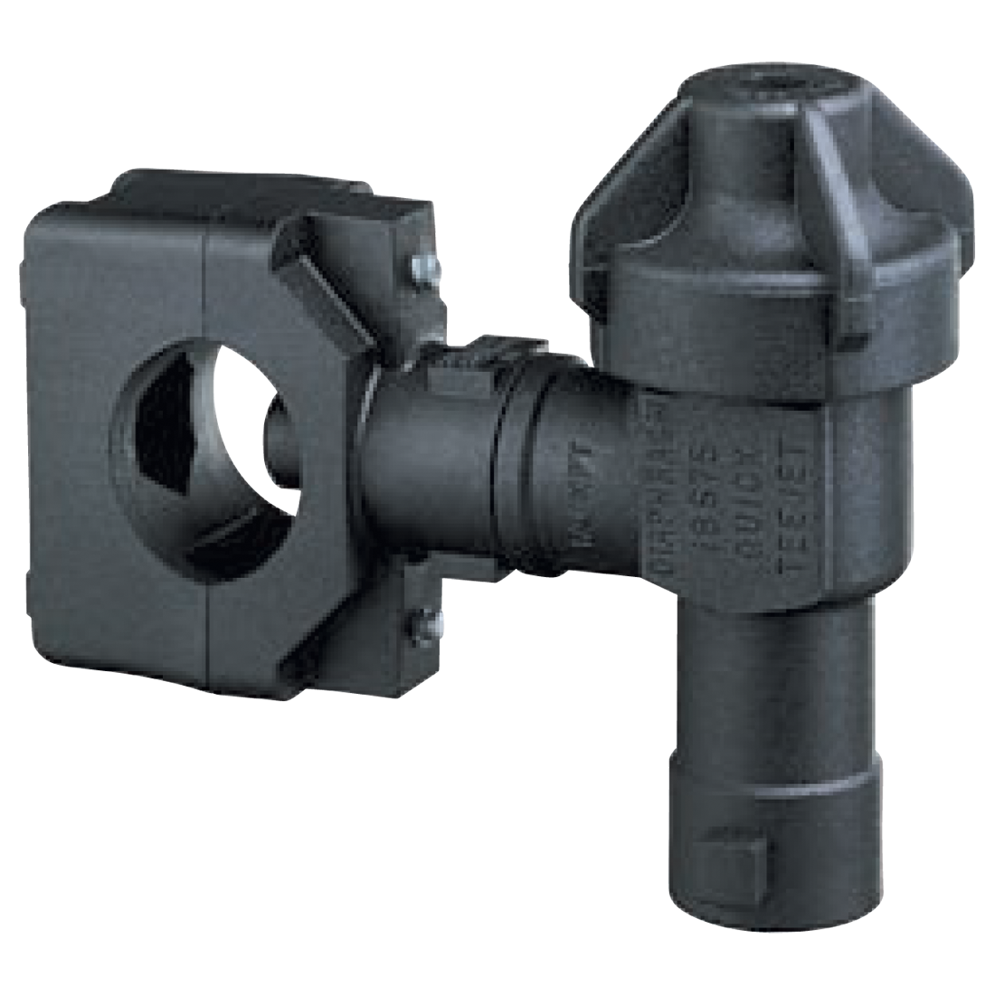 QJ22187-1-NYB (TeeJet) Nozzle Body-Sgl 1 Wet Boom 90Deg Chemsvr