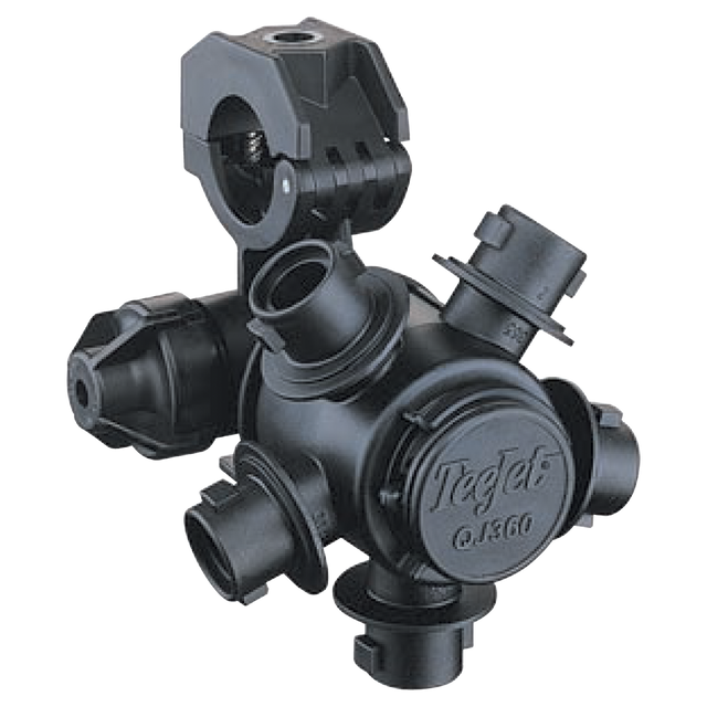 QJ365C-3/4-NYB (TeeJet) Nozzle Body-360 3/4 Wet Boom 5 Outlet