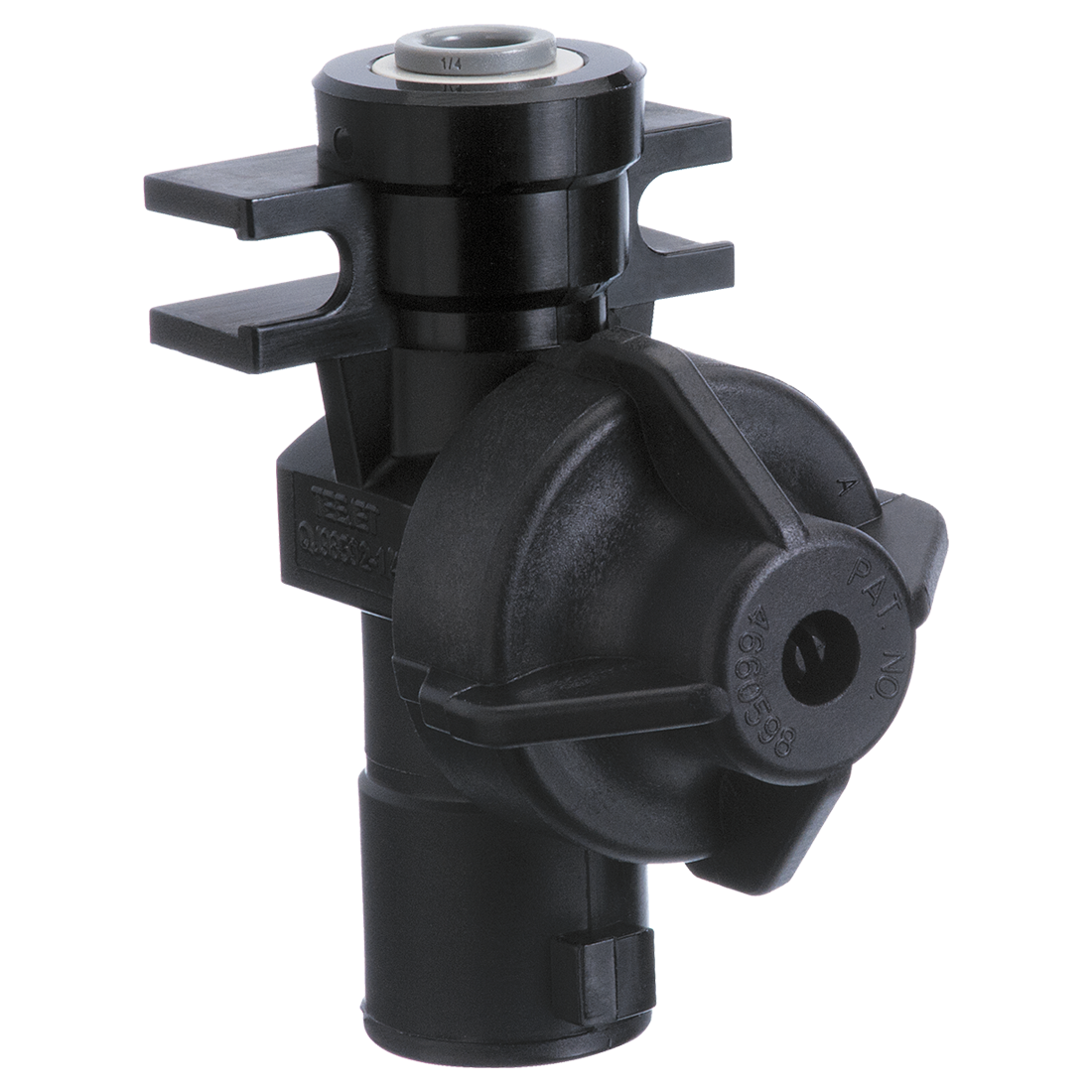 QJ98592-1/4-10 (TeeJet) Body-Qj Push To Conn 1/4 10 Psi Ck Vlv