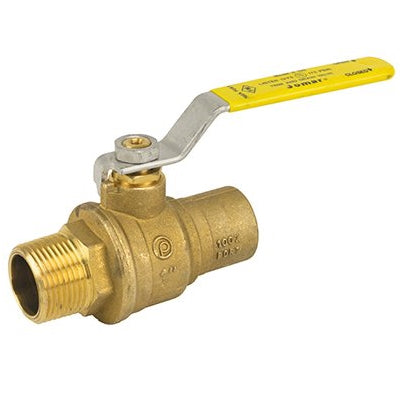 100-605 (Jomar) 1 In. Fpt X 1 In. MPT Ball Valve
