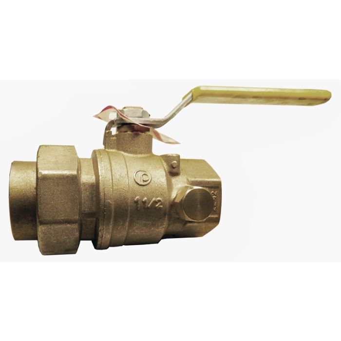 160-107 (Jomar) 1-1/2 In. Fpt Brass Ball Valve,