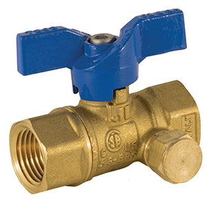 102-302 (Jomar) 3/8 Fpt Ball Valve With Side