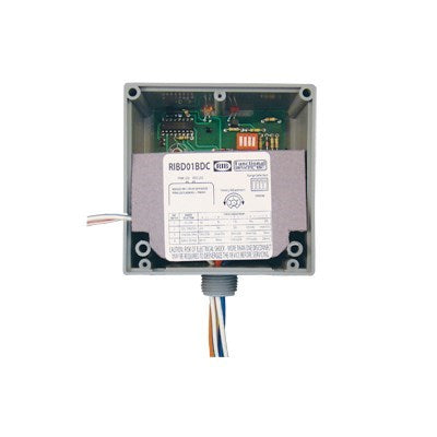 RIBD01BDC (Functional Devices) | Enclosed Time Delay Relay | Class 2 Dry Contact Input | 120Vac pwr | 20A SPDT