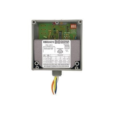 RIBD2421C (Functional Devices) | Enclosed Time Delay Relay 10Amp SPDT 24Vac/dc | 120-277Vac
