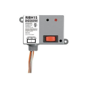 RIBH1S (Functional Devices) | Enclosed Relay 10Amp Spst-No + Override 10-30Vac/dc/208-277Vac