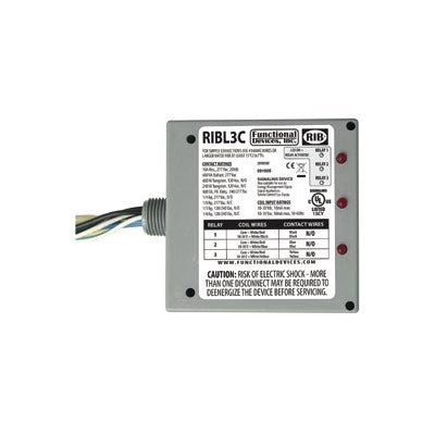 RIBL3C (Functional Devices) | Enclosed Relays 10Amp 3 Spst-No 10-30Vac/dc
