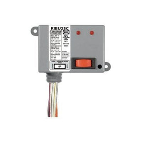 RIBU2SC (Functional Devices) | Enclosed Relays 10Amp 1 Spst + 1 SPDT 10-30Vac/dc or 120Vac + Override