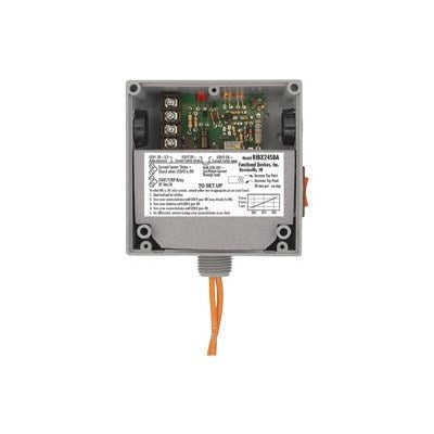 RIBX24SBA (Functional Devices) | Enclosed Internal AC Sensor | Adjustable + Relay 20Amp Spst + Override 24Vac/dc