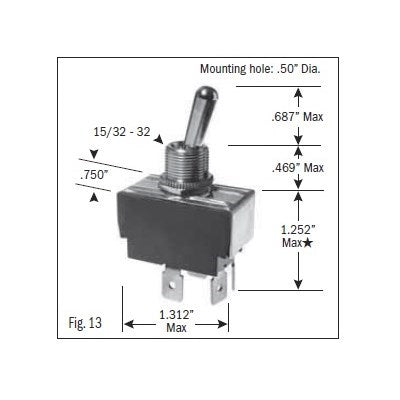 SS203P (Selecta Switch) | Switch DPST On-Off 20A 125VSELECTA