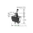 SS2077A (Selecta Switch) | Switch DPST On-Off 20A 125VSELECTA
