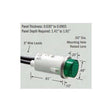 SL532135 (Selecta Switch) | 1/2 28V Green Flush Lens Selec | Wire