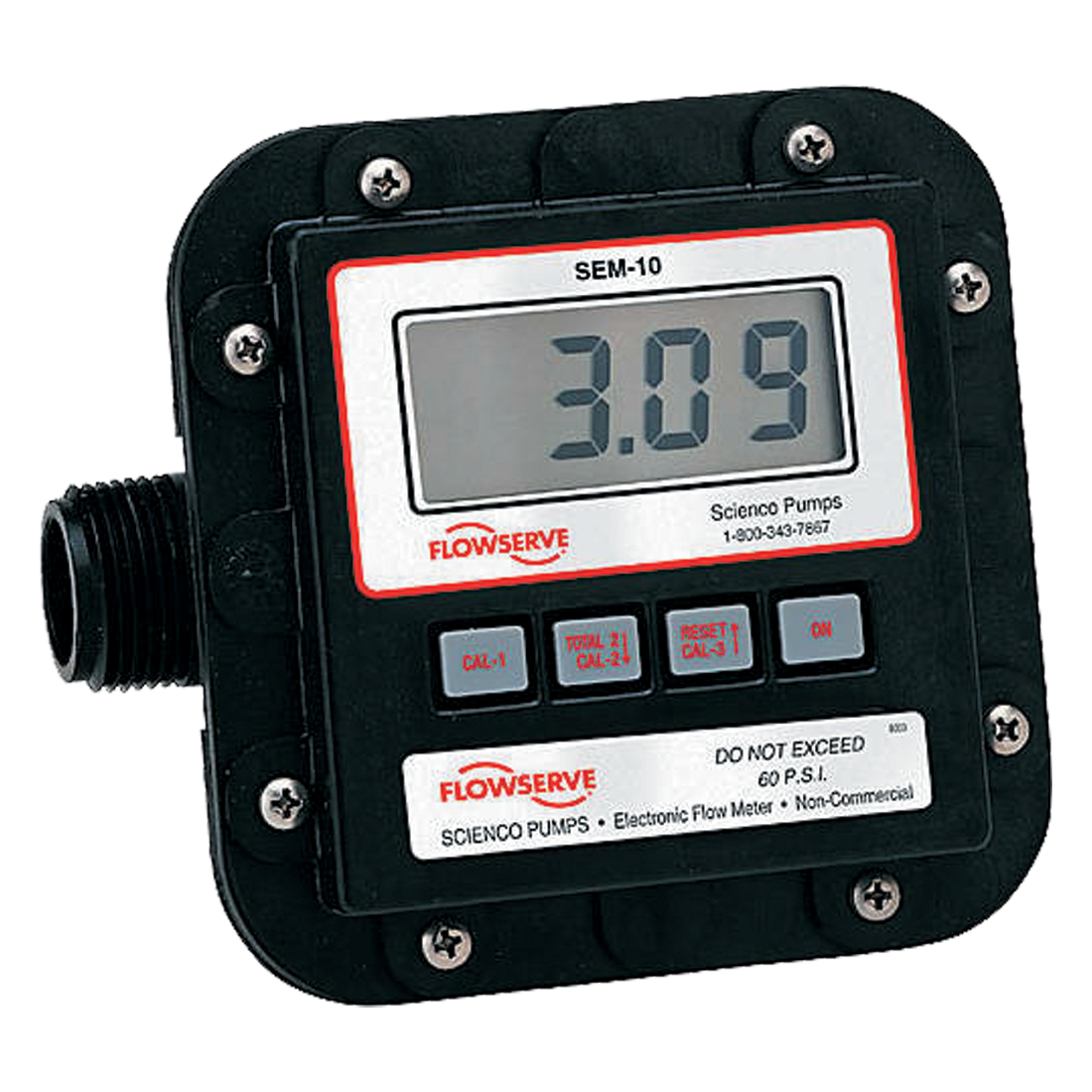 Sem Meter SEM-10 (Flowserve) Meter-Electronic 2-30 Gpm