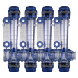 SMFD4 (John Blue) Monitor-Flow Div 3/8 Fpt 4 Monit Assy