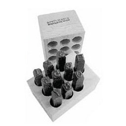 Young Brothers Stamp Works,Inc Part (05101) 3/16 In.  Numbers Stampset With 'E'
