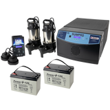 iSP20239-b (Ion Technologies) | Sumpro Platinum Genesis (2- 3/4 HP) - Dual Pump Battery Backup AC System