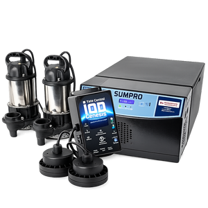 Sumpro Platinum Genesis Dual Pump AC Backup System (Batteries Not Included) - iSP30239