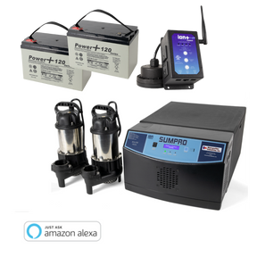 iSP20490-PB (Ion Technologies) | Sumpro Platinum Ion + Connect (2- 3/4 HP) - Dual Pump Battery Backup AC System